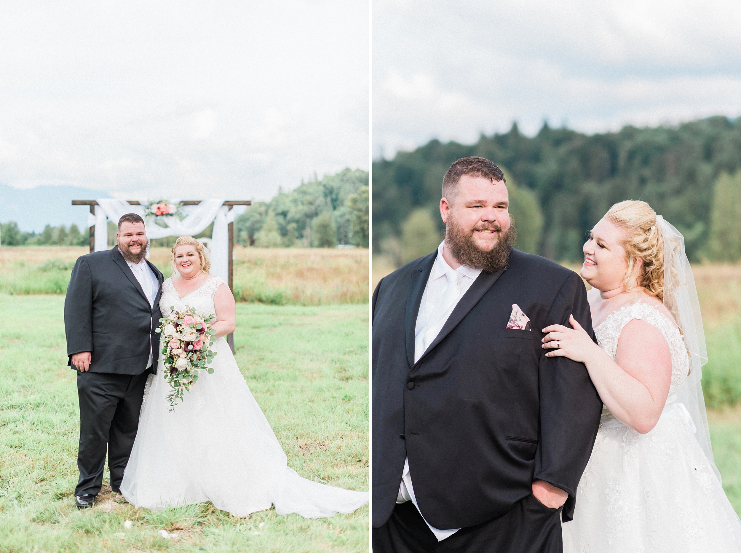 Rustic PNW backyard wedding - seattle wedding photographer