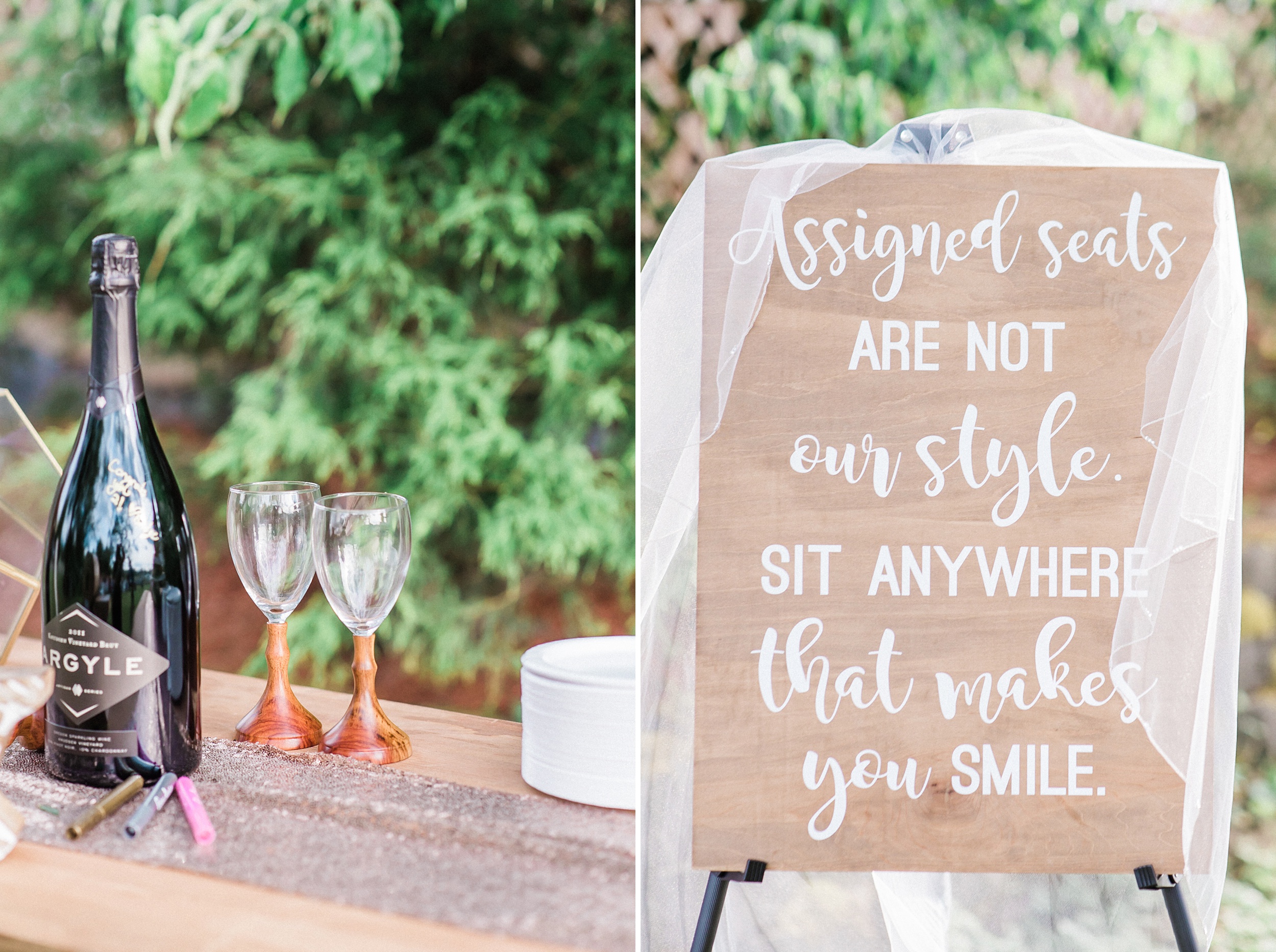 Rustic PNW backyard wedding - seattle wedding photographer