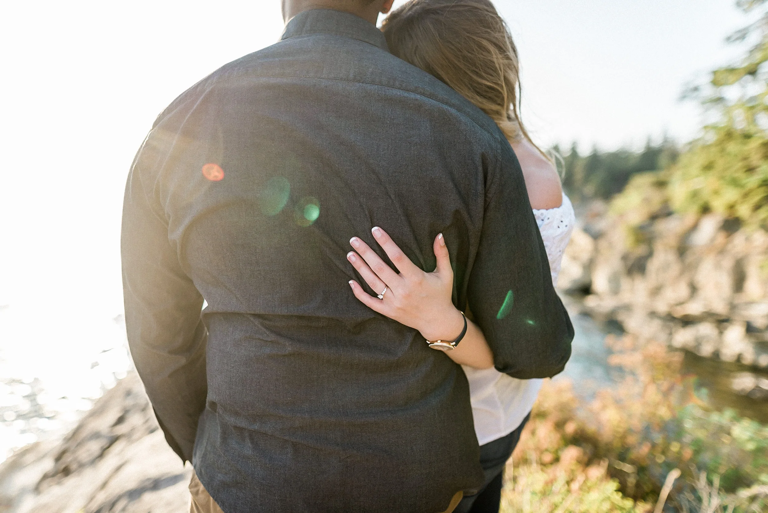 Larrabee Waterfront Bellingham Engagement Photos. Shelby and Joe