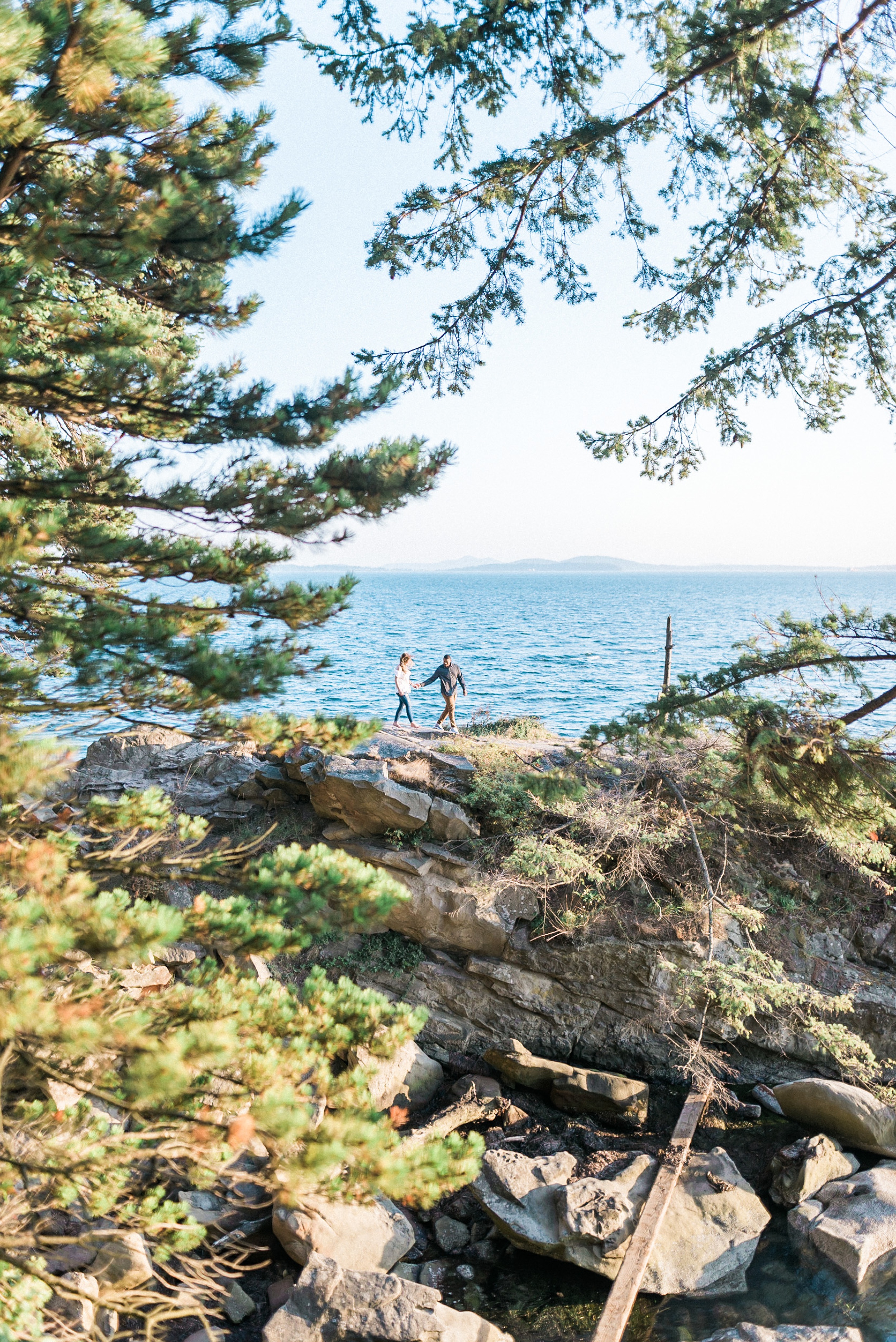 Larrabee Waterfront Bellingham Engagement Photos. Shelby and Joe