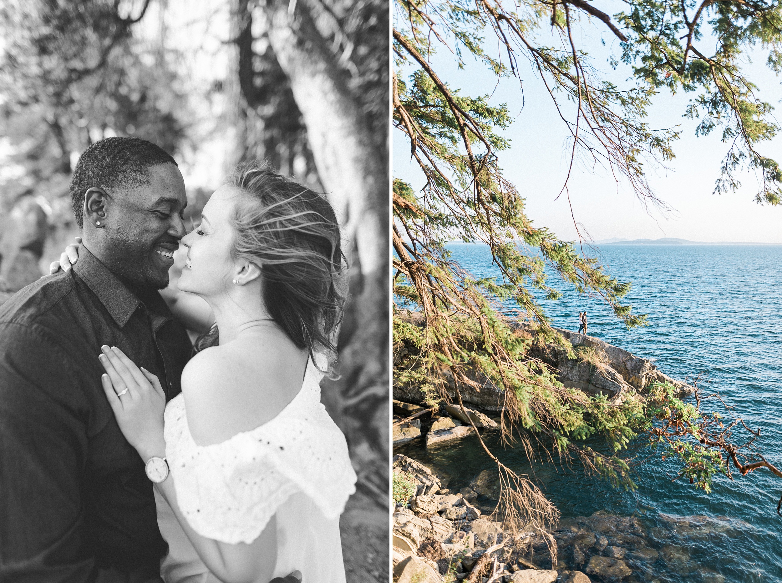 Larrabee Waterfront Bellingham Engagement Photos. Shelby and Joe