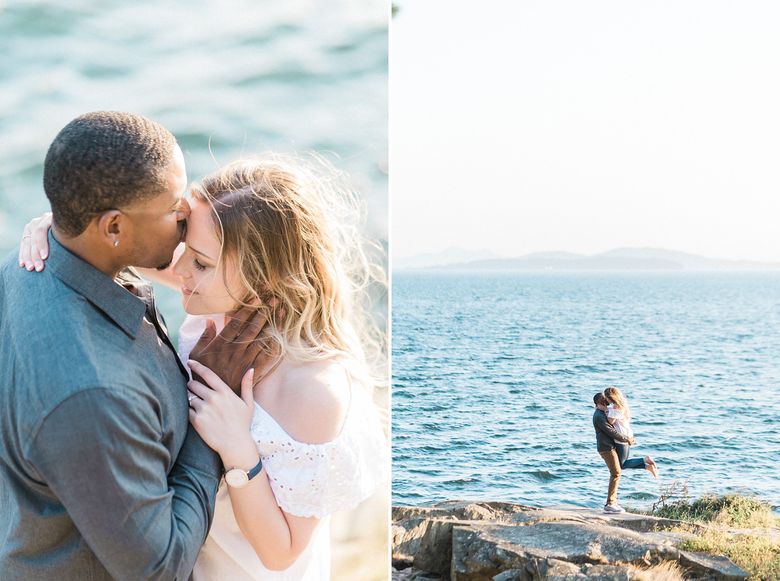 Larrabee Waterfront Bellingham Engagement Photos. Shelby and Joe