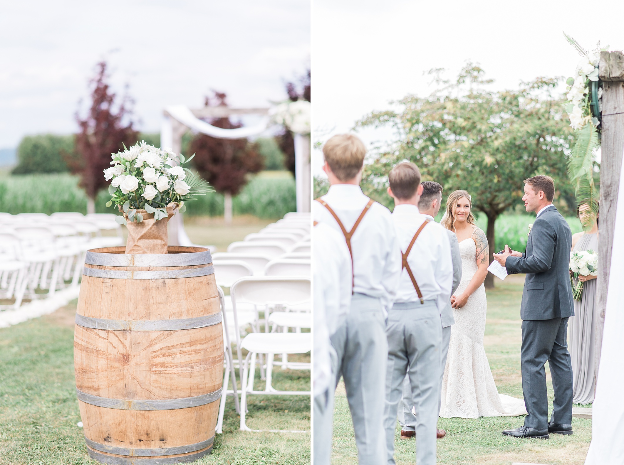 Craven Farm Wedding, Brady & Lyndsey Dalton. Firefighters. Rusti