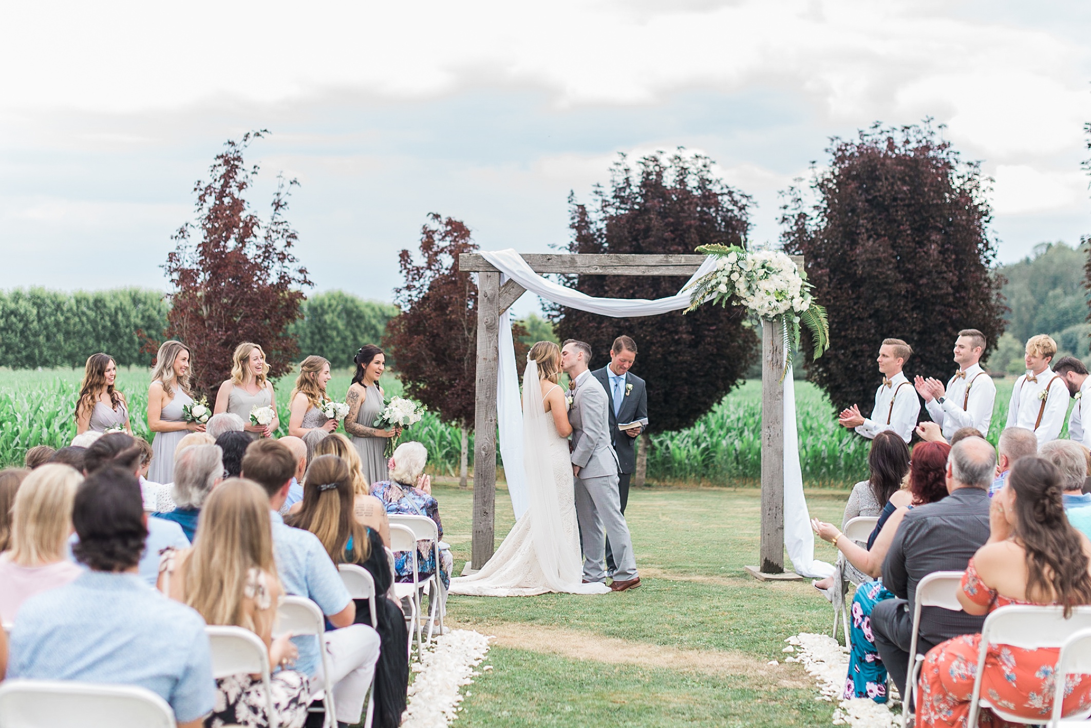 Craven Farm Wedding, Brady & Lyndsey Dalton. Firefighters. Rusti