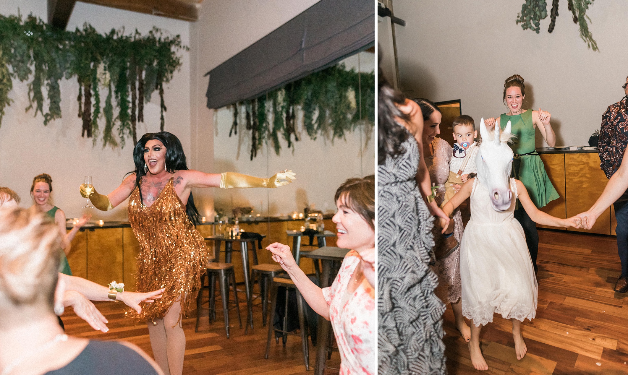 Lesbian Industrial chic hipster wedding. Bloom by Tara. Seattle 