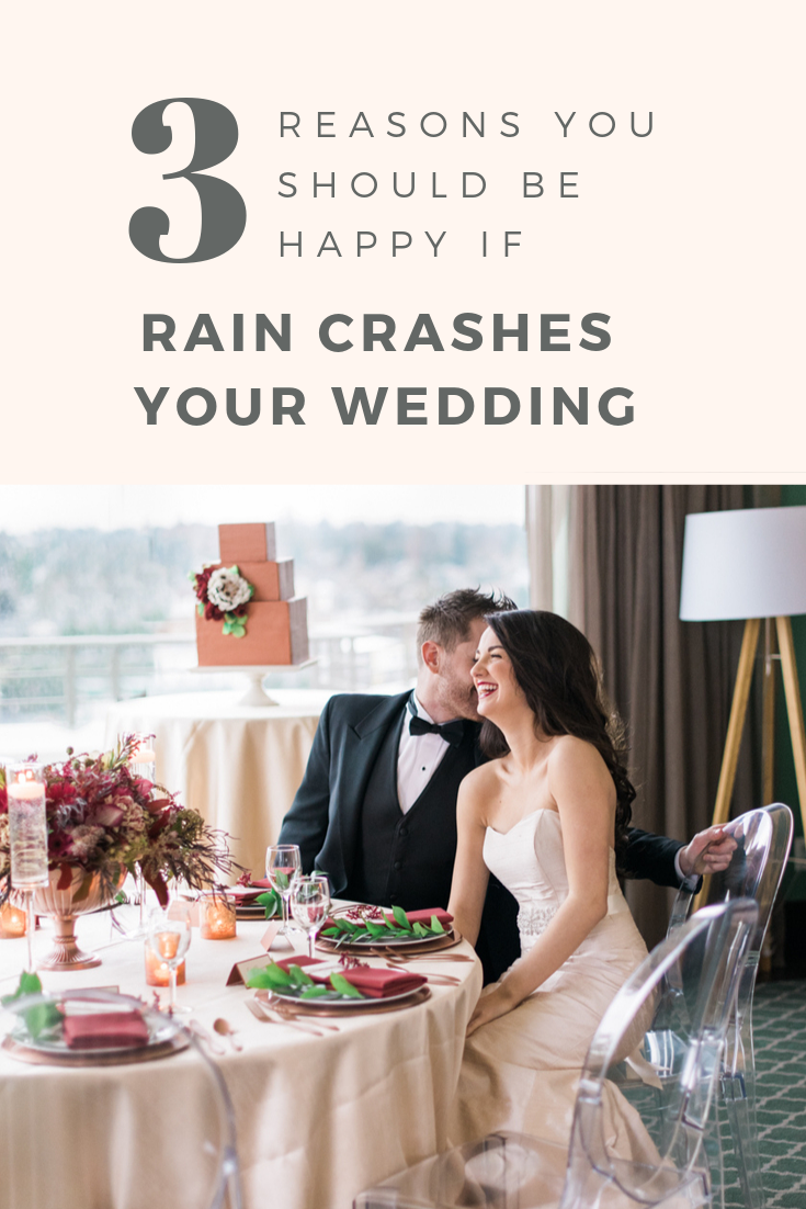 3 Reasons You Should Be Happy If Rain Crashes Your Wedding