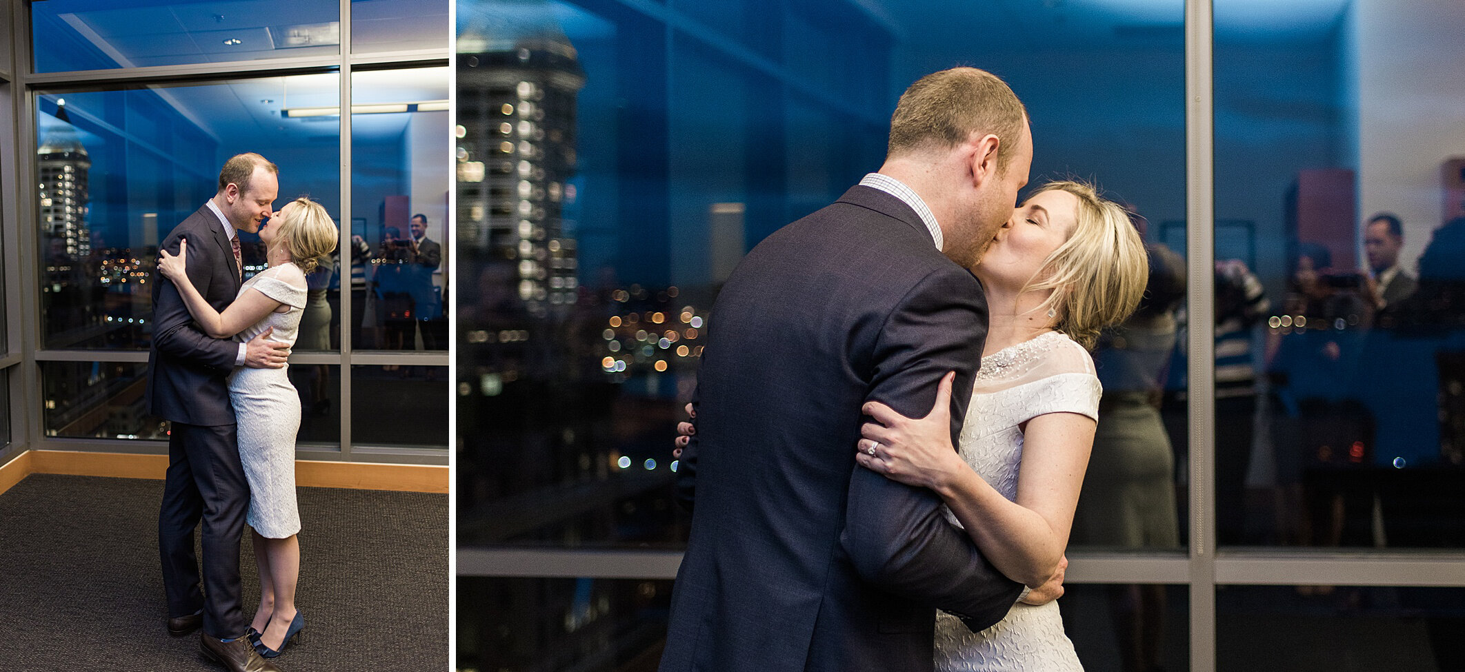 Seattle Courthouse Wedding - Winter