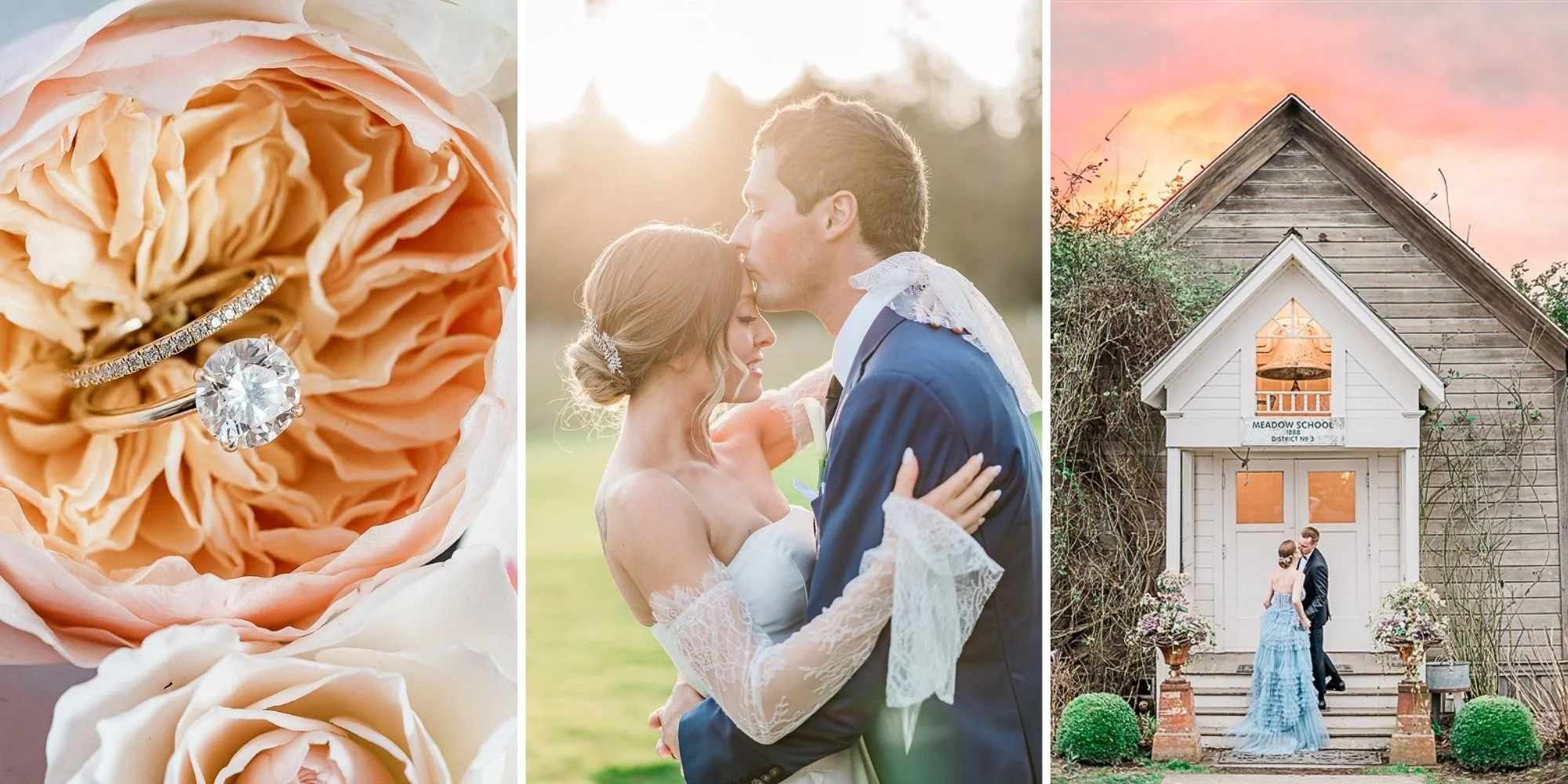 Romantic couple portrait at Seattle wedding captured by B. Jones Photography