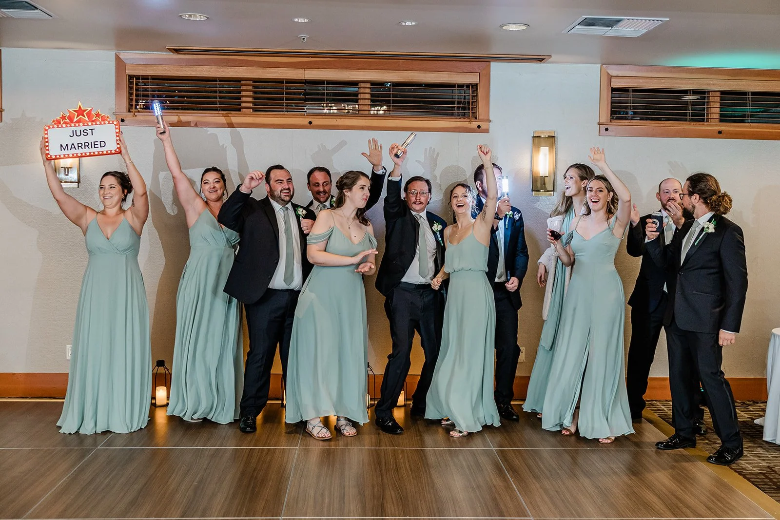 just married at willows lodge