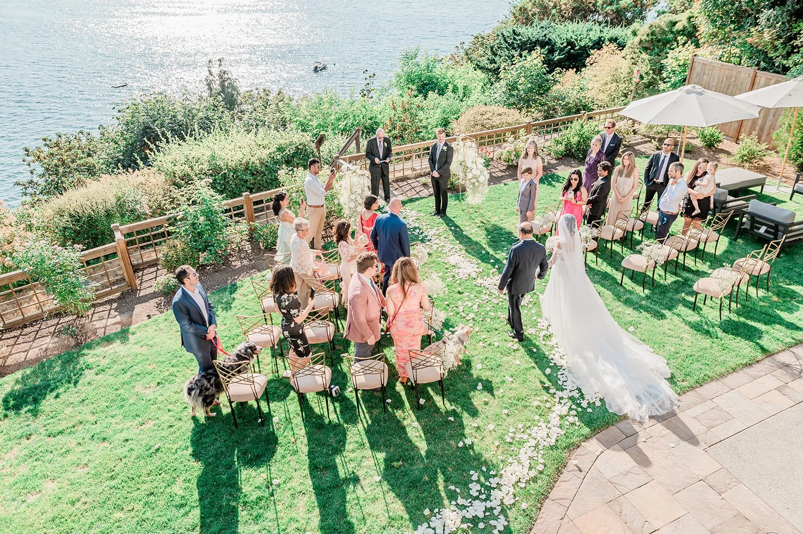Micro Wedding Venue overlooking the ocean in seattle