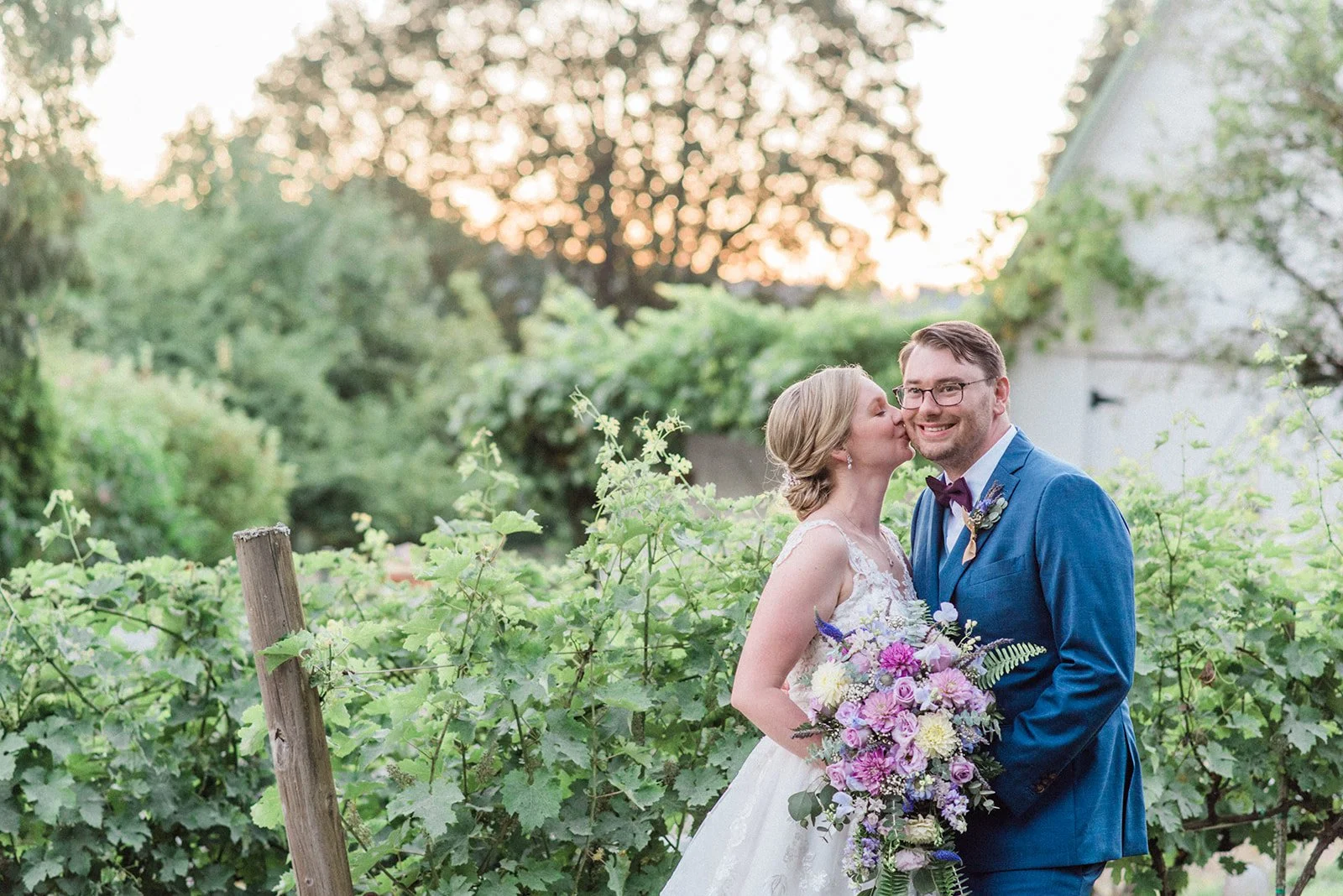 Woodinville Winery Vineyard wedding photos