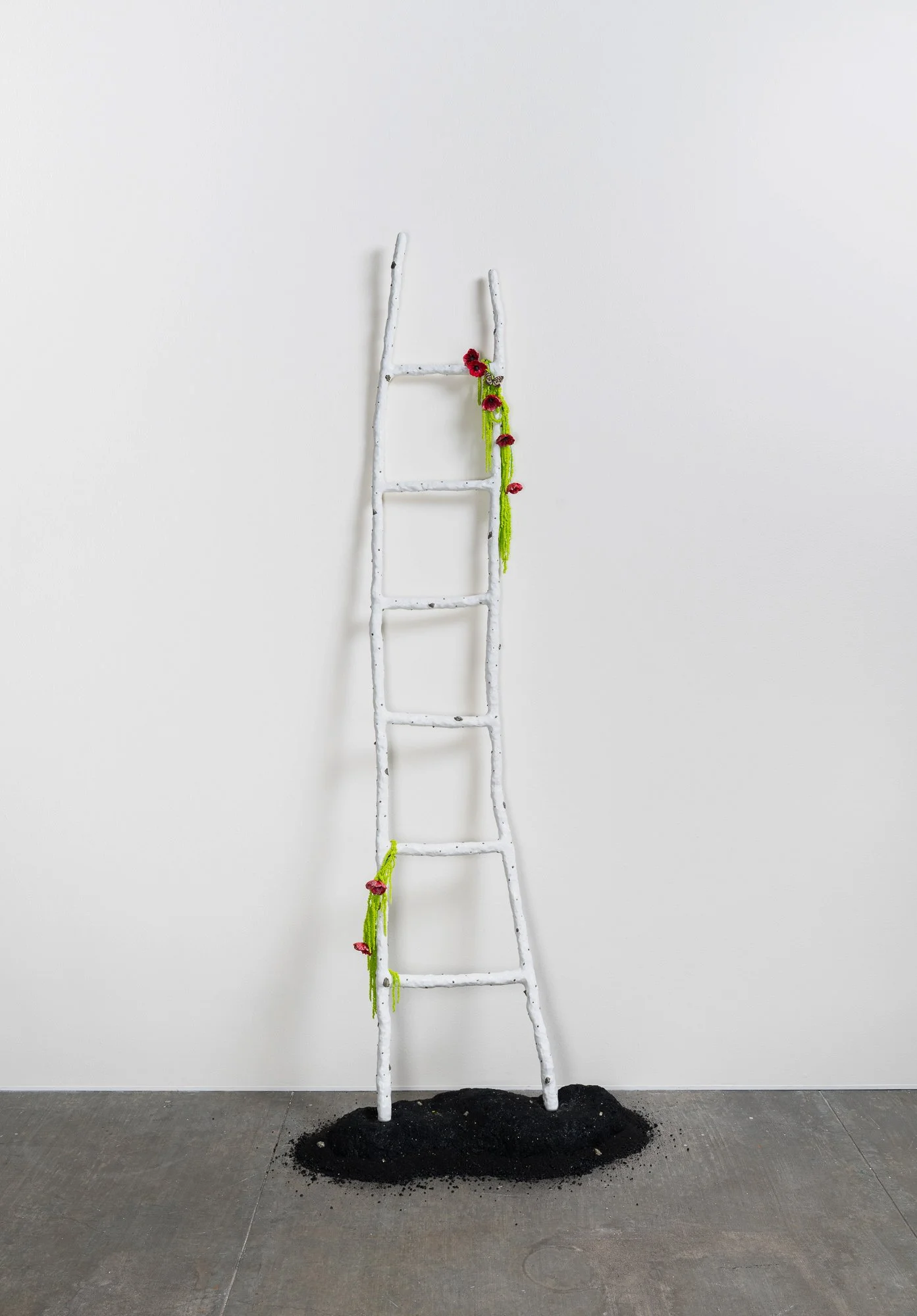 The Myth of Progress, Mario Gallucci, wood, epoxy clay, fool’s gold, artificial flowers, hydrodip film, computer jump wires, dried amaranth leaves, preserved butterfly, resistors, foam, paper mache, PVA glue, acrylic paint, sand, and fool’s gold rocks.jpg
