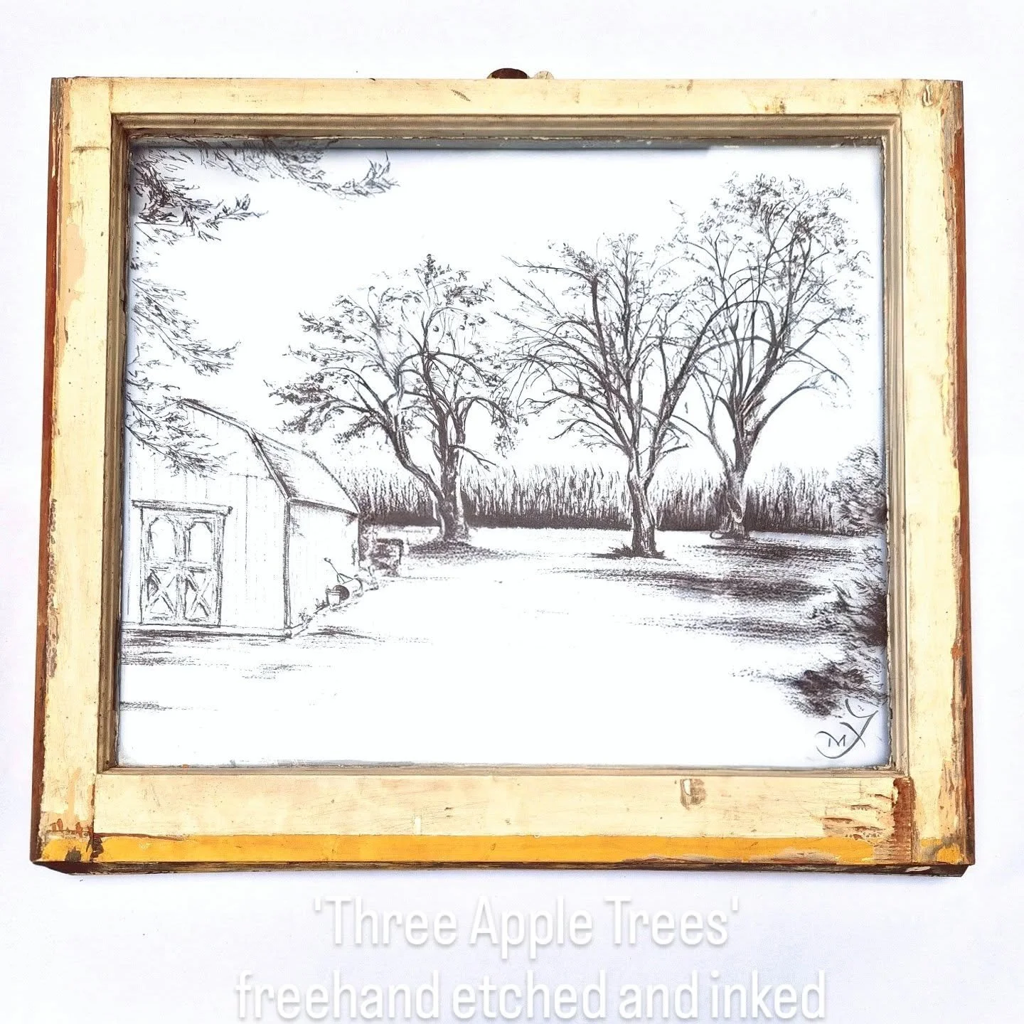 Window #6. Read more about this window and living in the present. Link in bio.