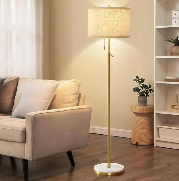 Feng Shui floor lamp gold