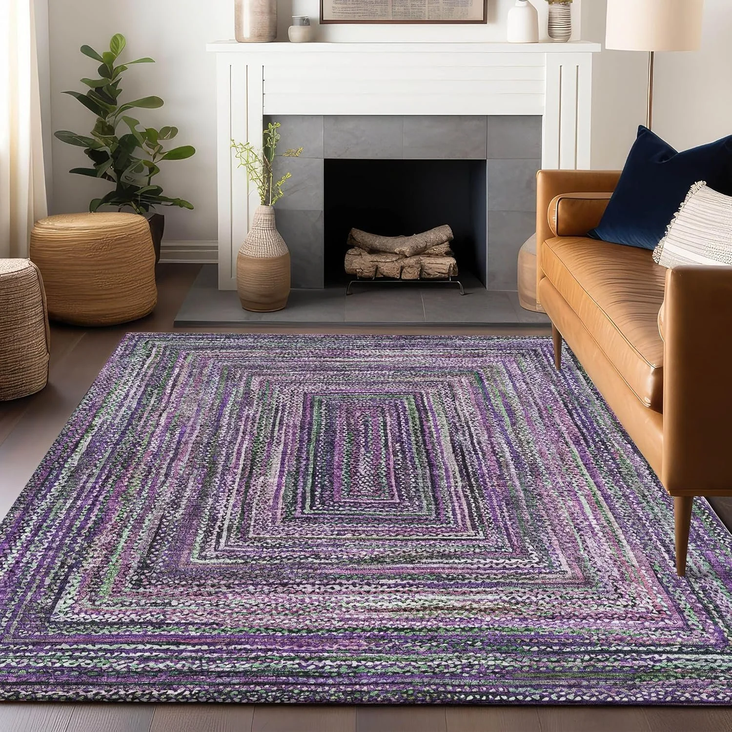 Purple area rug 2026 Feng Shui