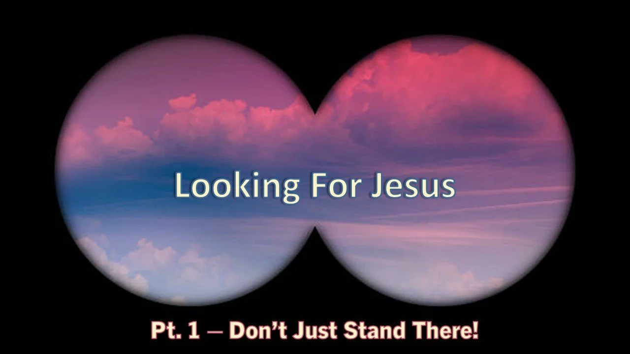 Looking For Jesus: Part 1 // Don’t Just Stand There!