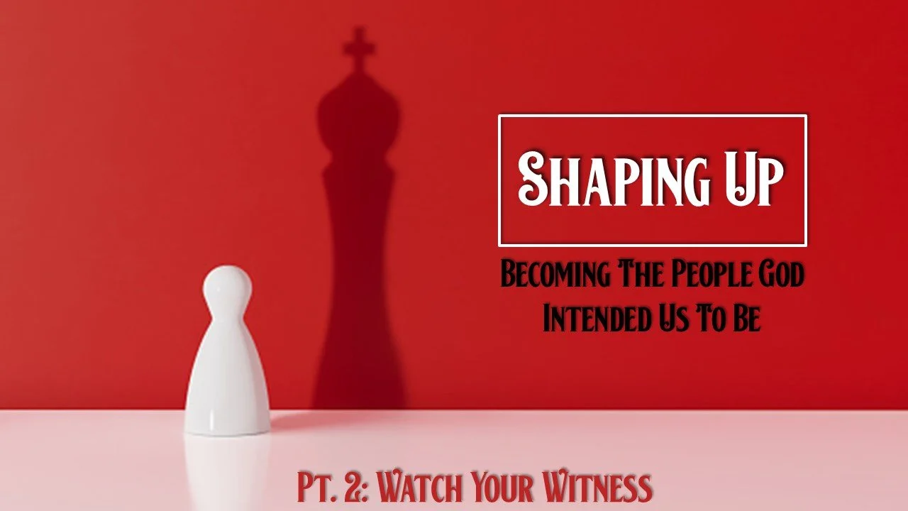 Shaping Up: Part 2 // Watch Your Witness