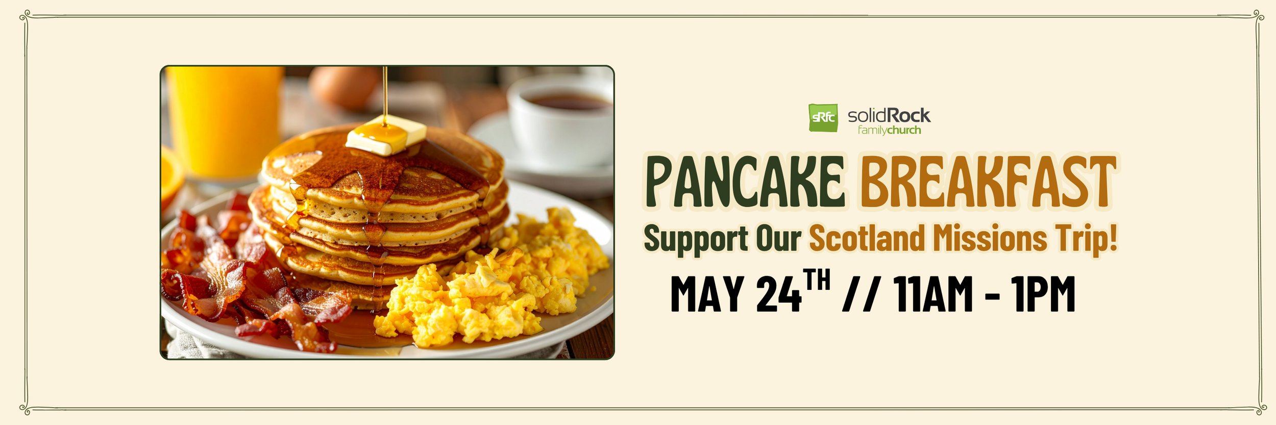 Scotland Missions Trip - Pancake Breakfast