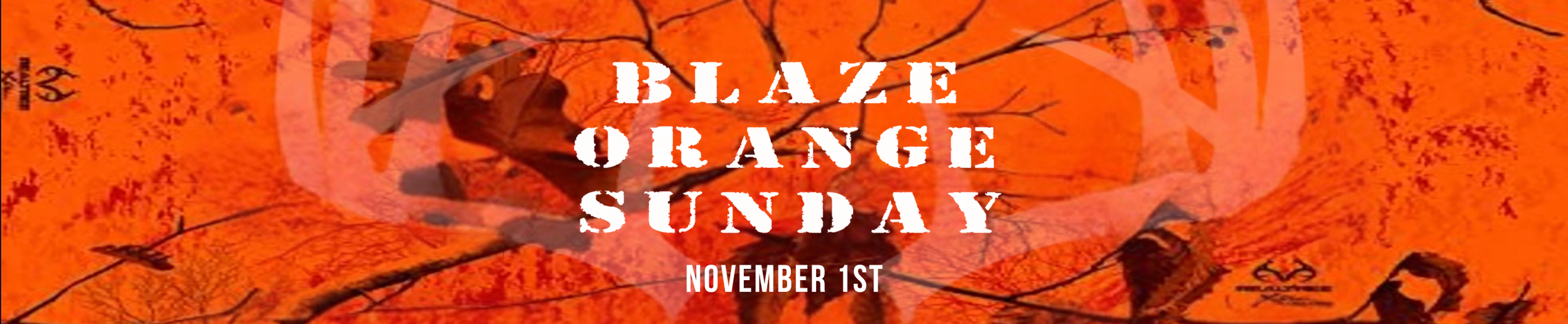 Blaze Orange Sunday