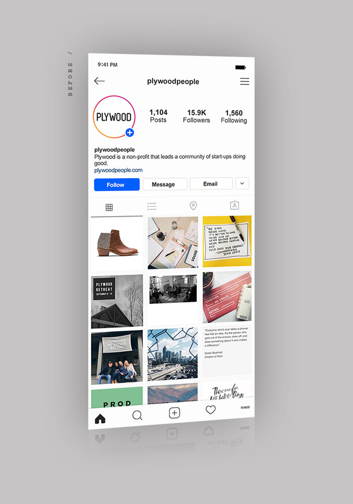 Branding for Plywood Atlanta / fleecher designs