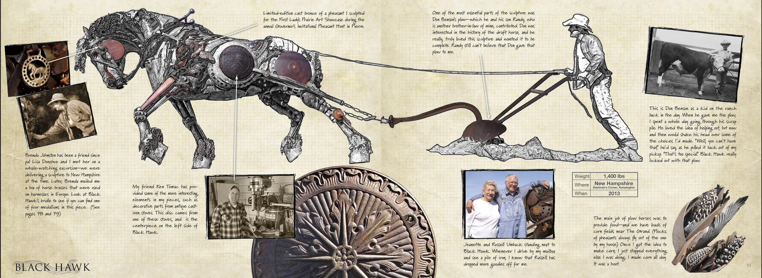 Black Hawk (scrap book page)