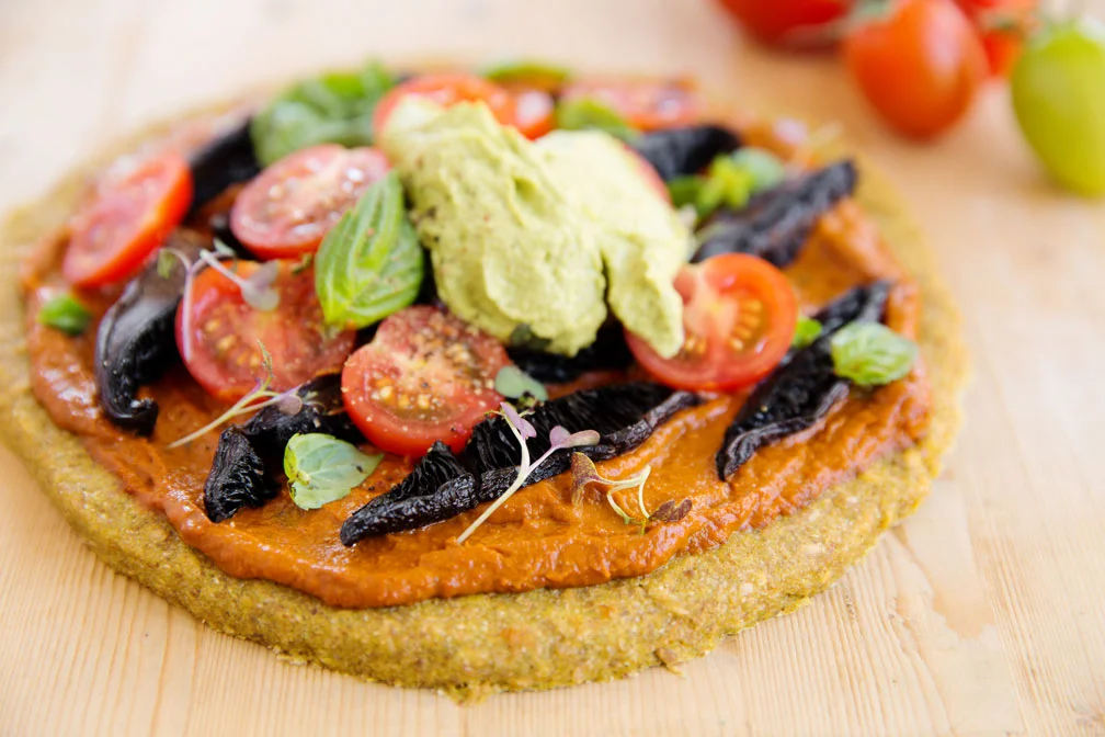 Raw pizza