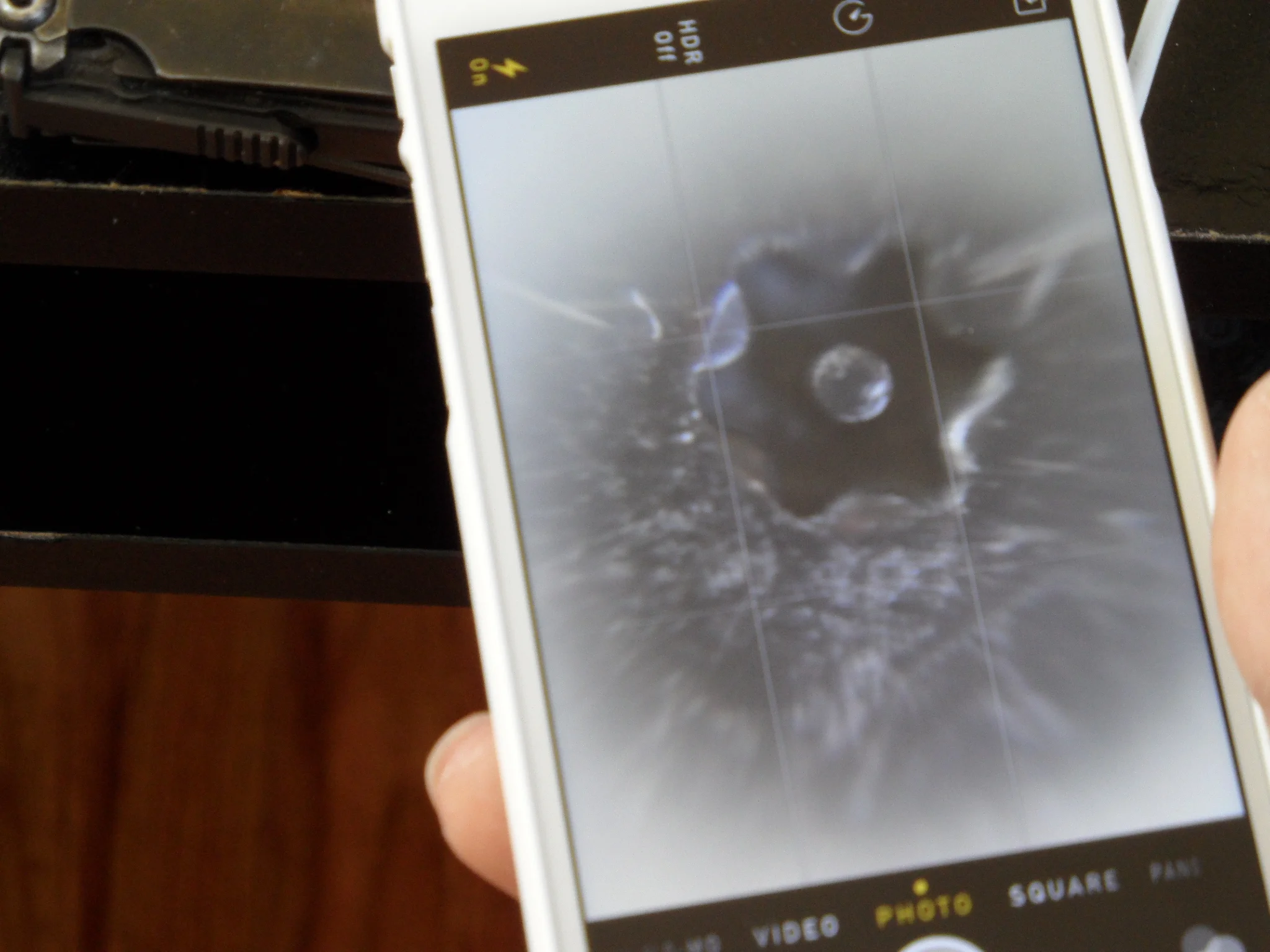 You can use the lower-level magnification lenses to look at things that are too big to be mounted on the microscope. Although you can only look at the edges or corners of things.