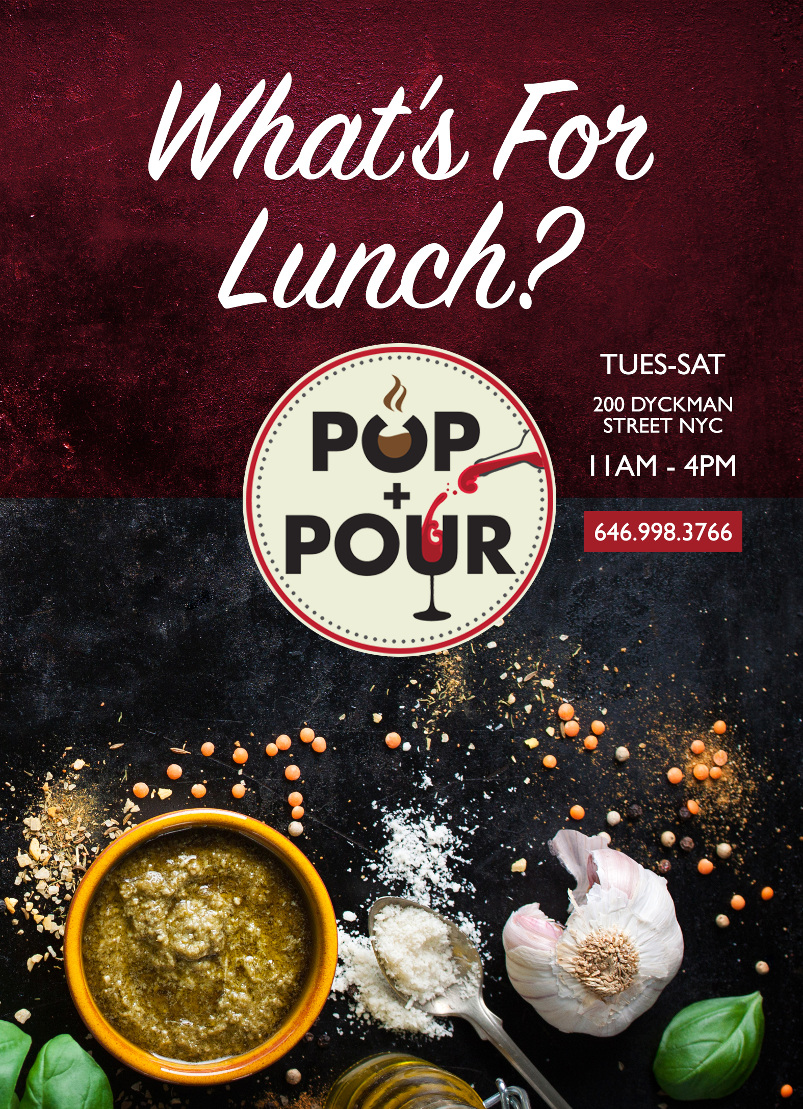 Lunch Flyer Front