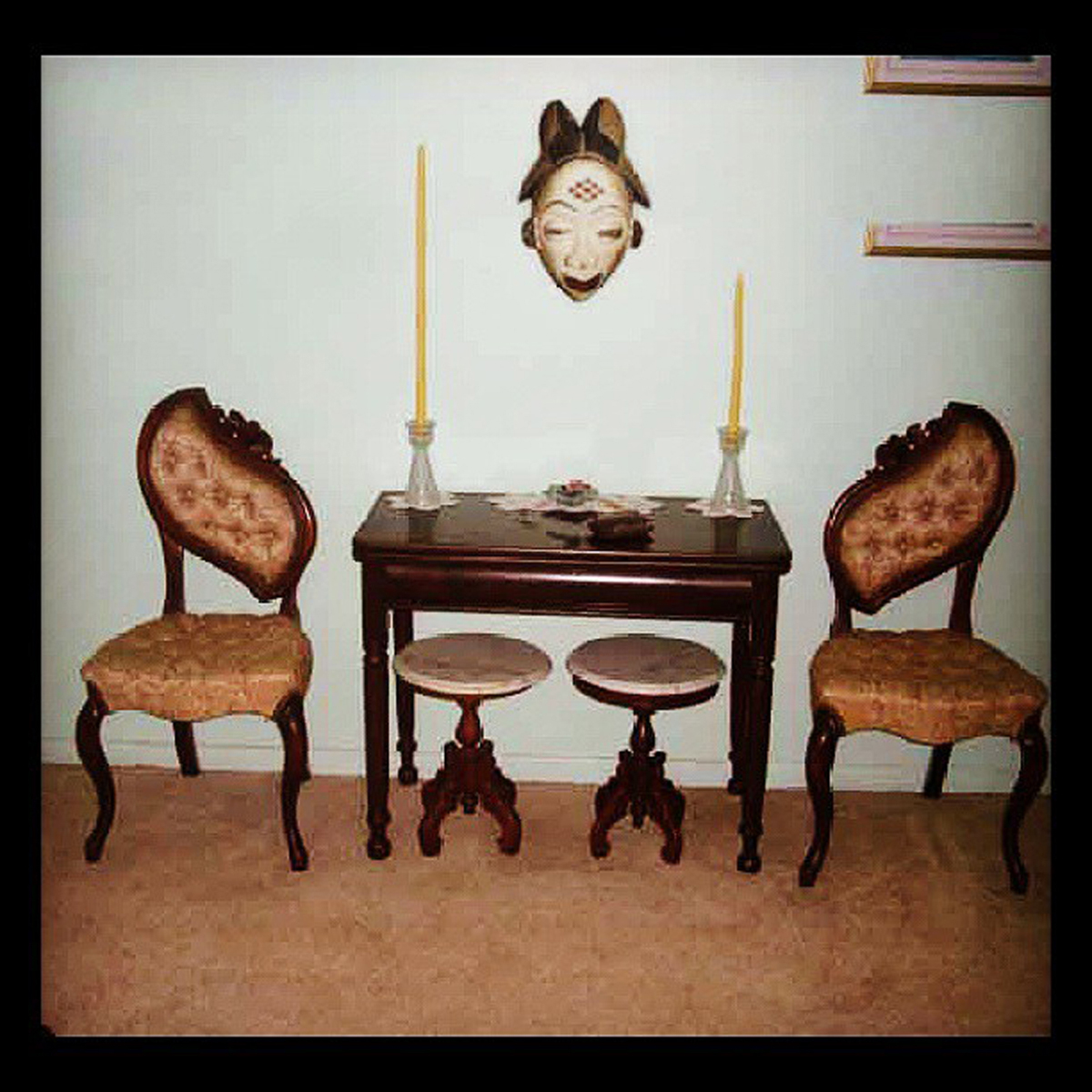 Punu Mask / Victorian Home.