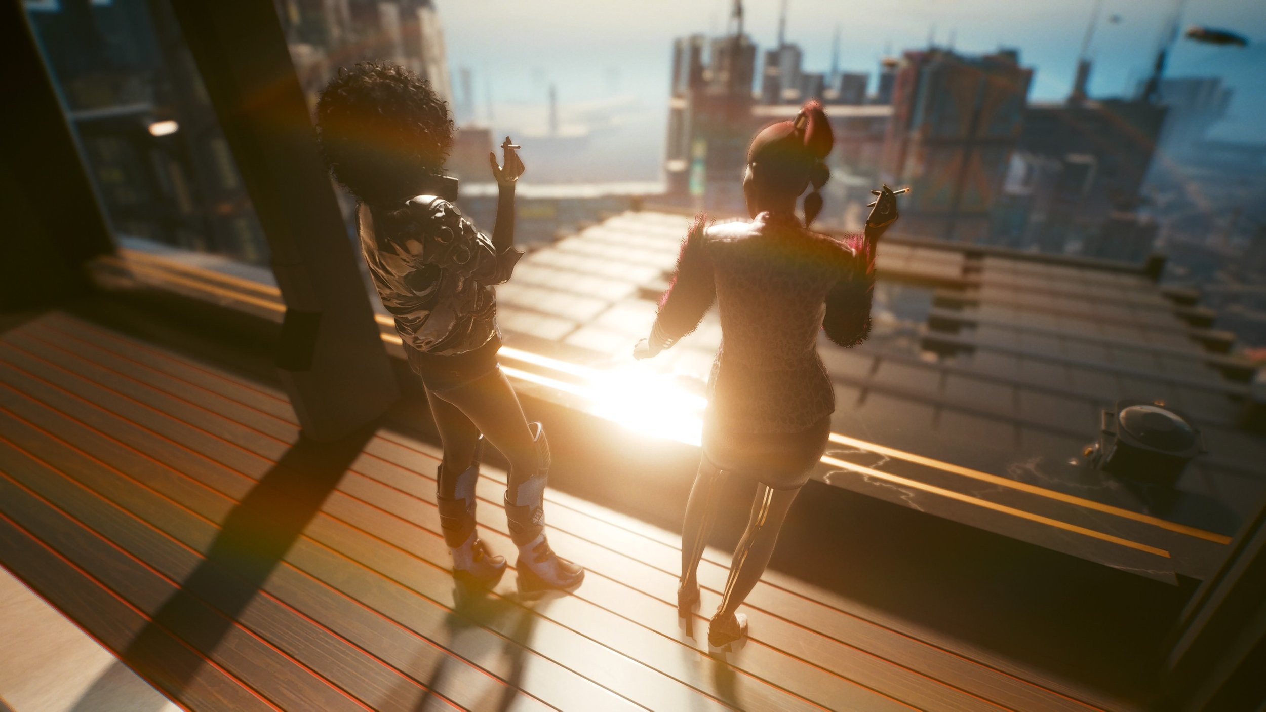 Ladies’ Room, December 12, 2022. Cyberpunk 2077, PlayStation 4 Screen Capture.