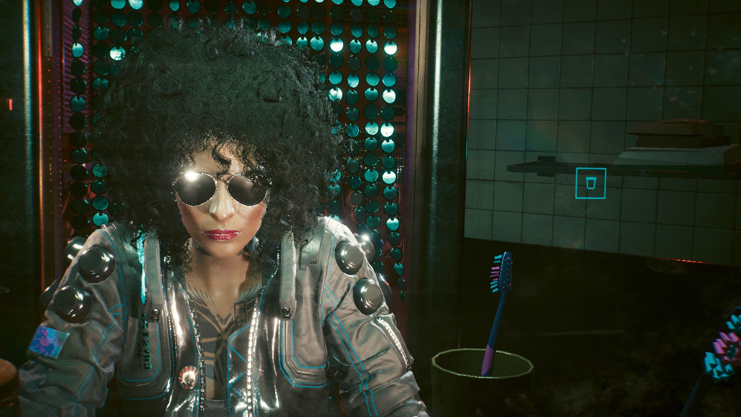 Self-Portrait of the Artist, 2022. Cyberpunk 2077, PlayStation 4 Screen Capture.