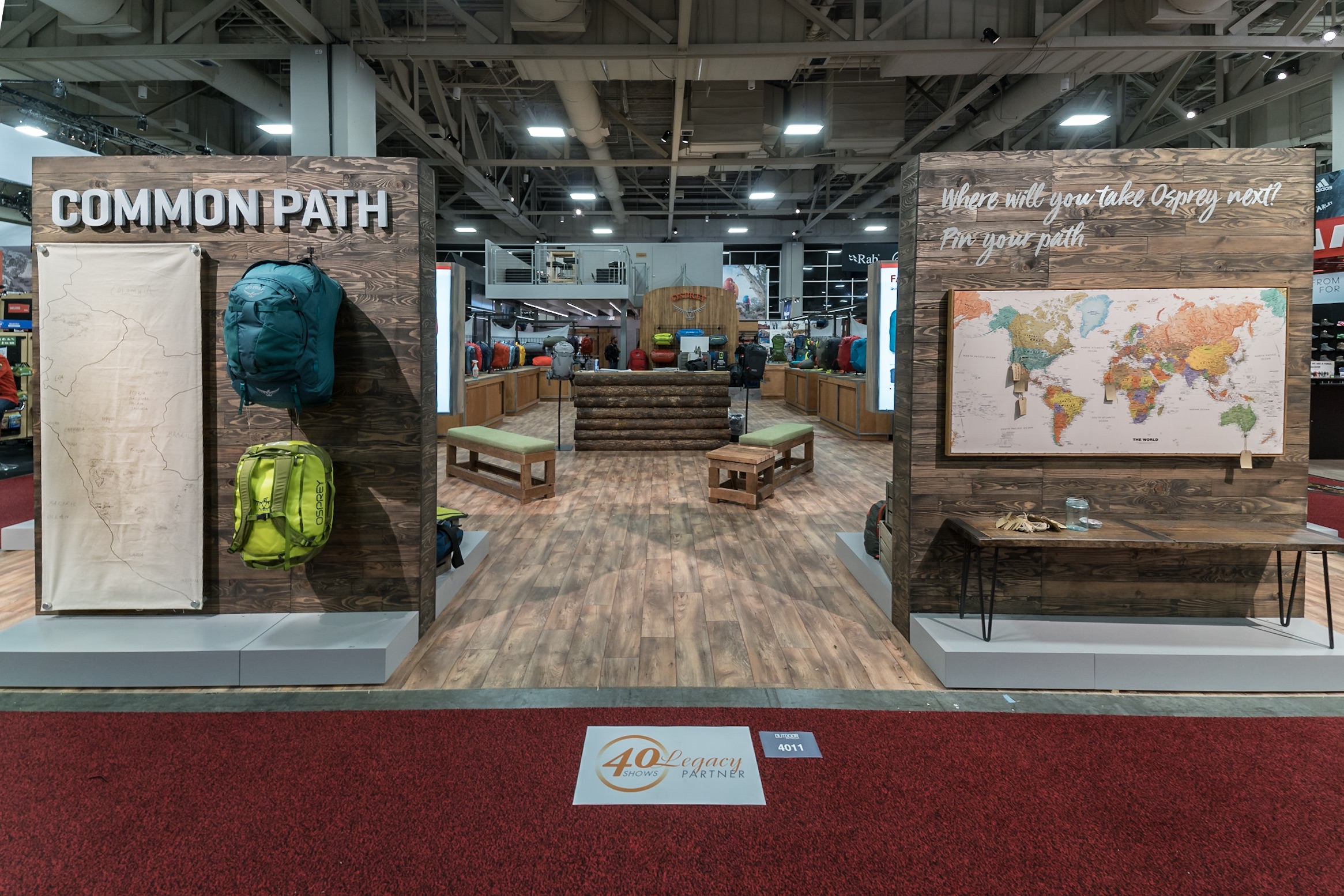 Designed the Osprey Winter 2017 Outdoor Retailer booth.