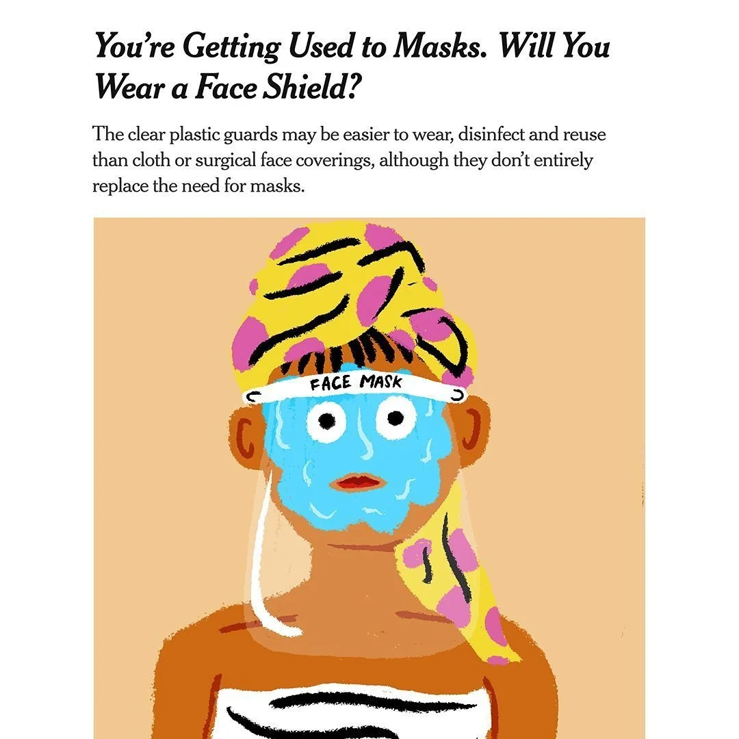 #nytimes #illustration #facemasks #newyorker #newyorkcartoons #notthenytimes