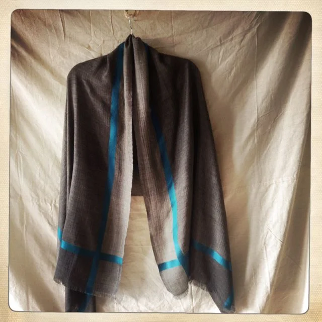Slate and Turquoise Shawl :: www.hsparrowandco.com.jpg
