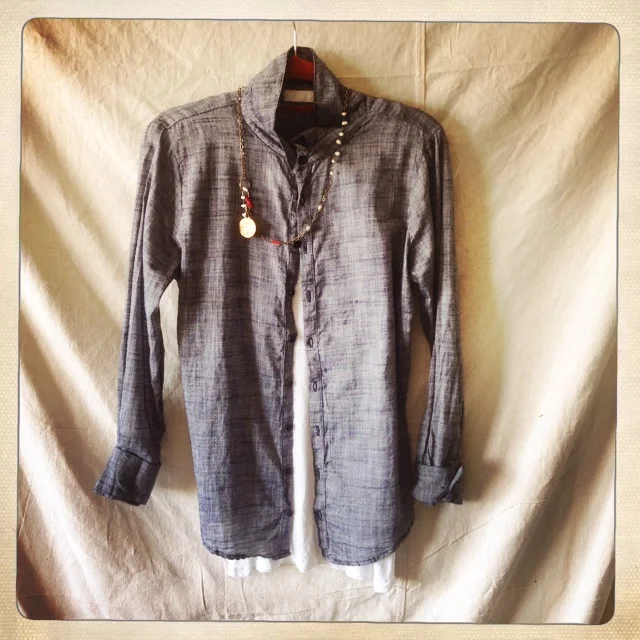 Romy::Indigo Chambray::H. Sparrow & Co..JPG