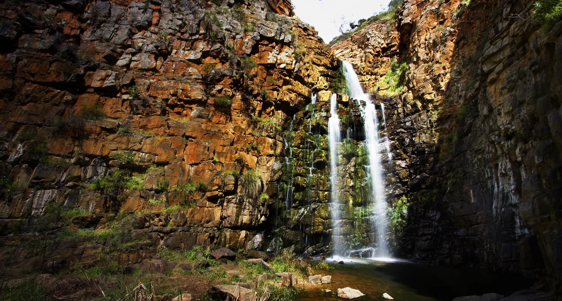 australia commercial advertising landscape photography sam roberts photographer adelaide hills morialta third falls