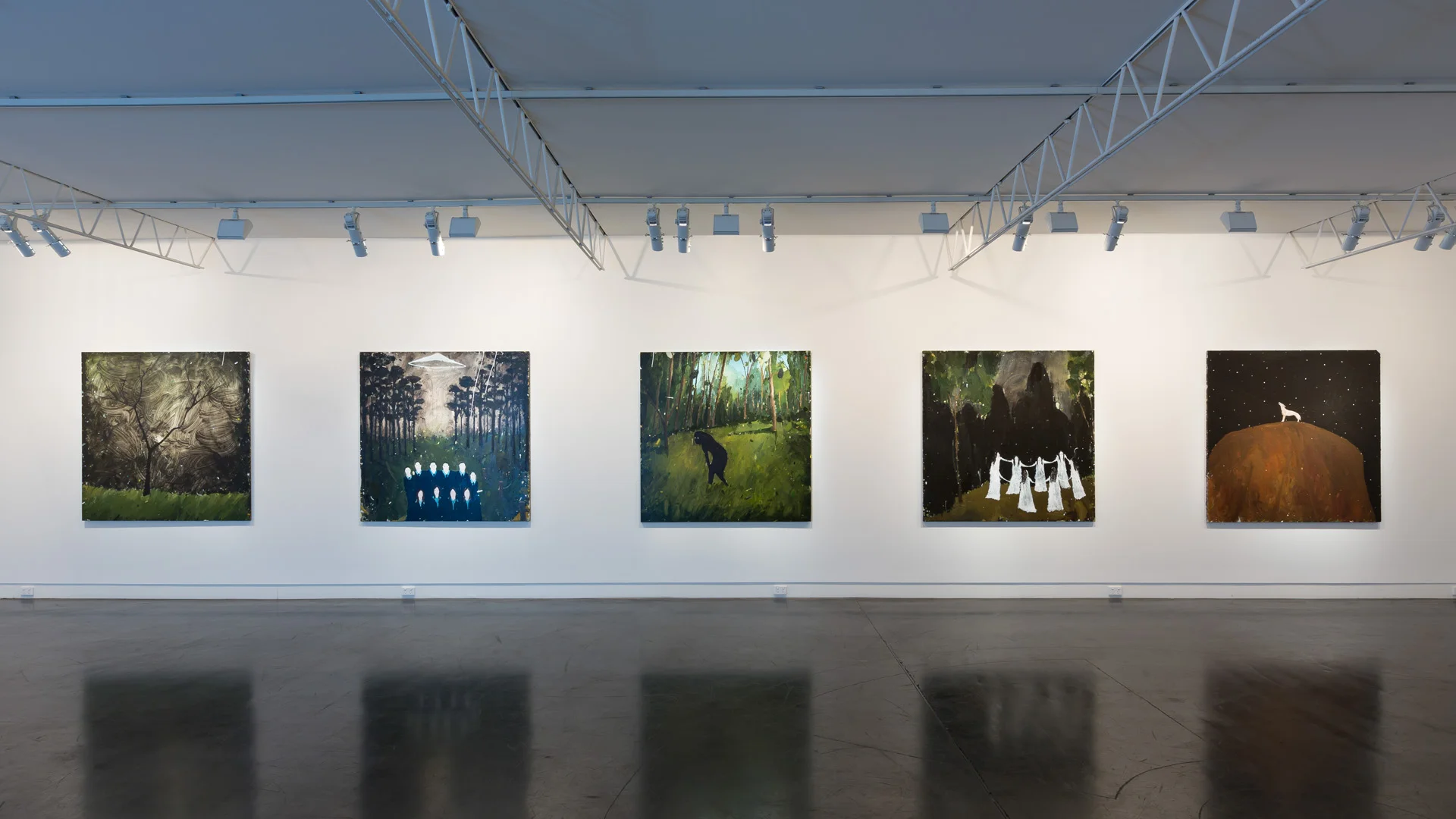richard lewer believe it or not hugo michell gallery art exhibition install adelaide commercial advertising sam roberts photography photographer adelaide
