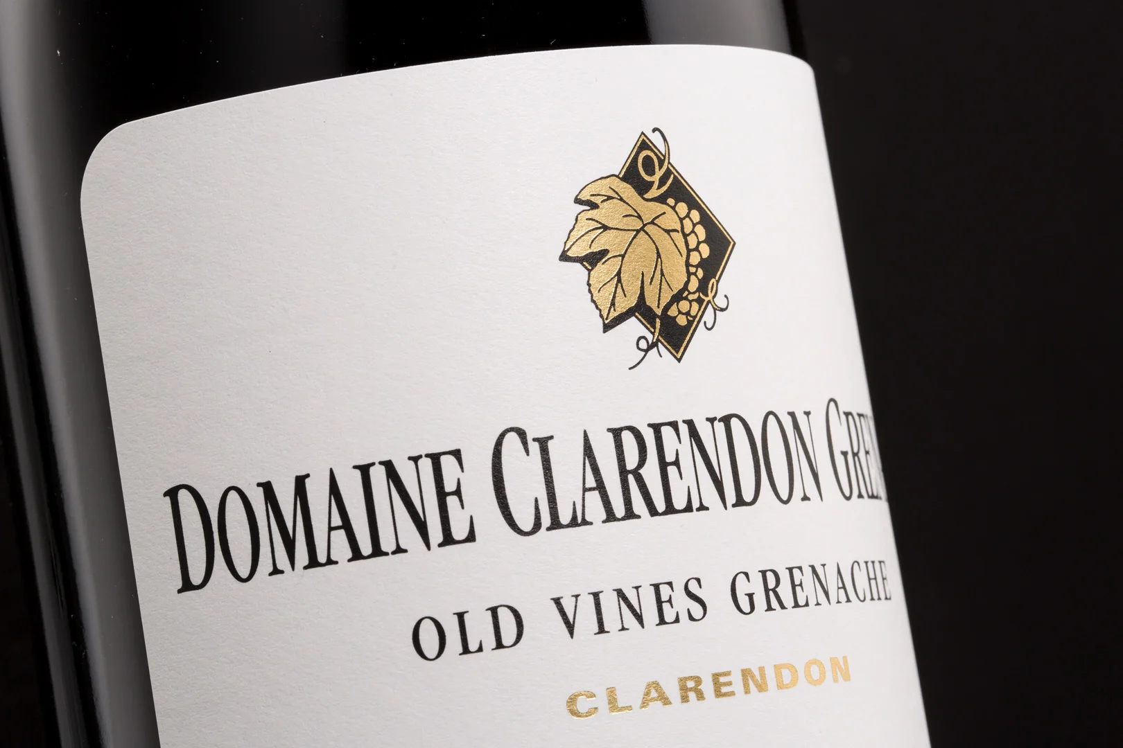 commercial advertising studio wine bottle photography Adelaide domaine clarendon old vines grenache adelaide hills winery sam roberts photography photographer