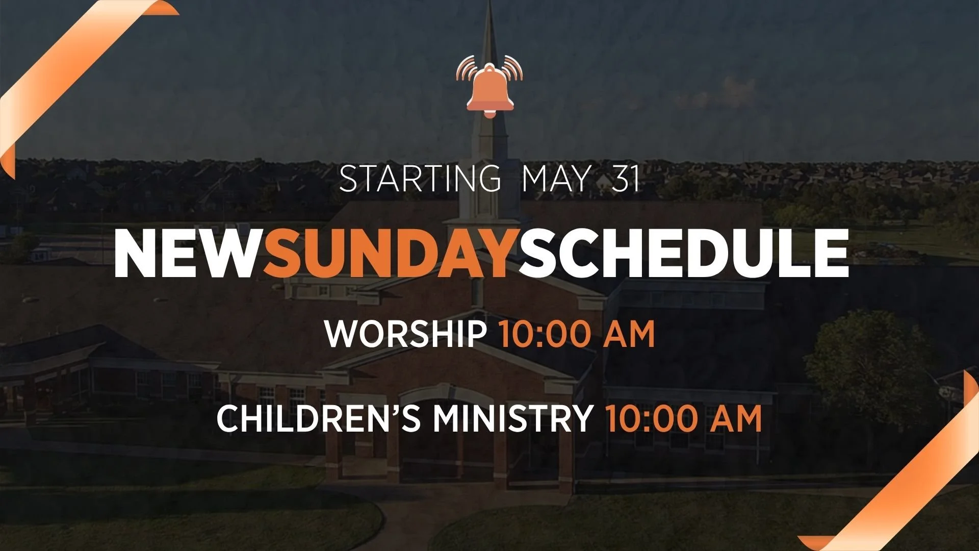 New Service Time: May 31st! 🌟