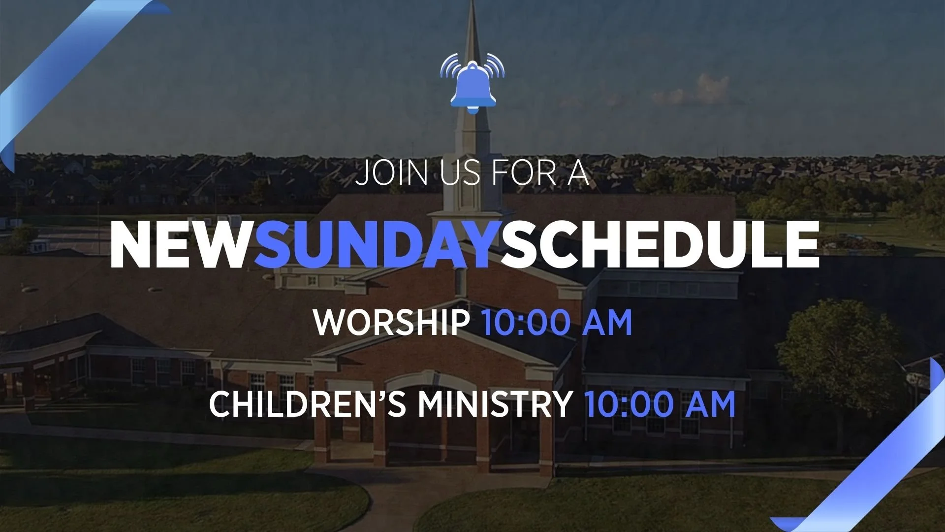 New 10AM Service Time🌟