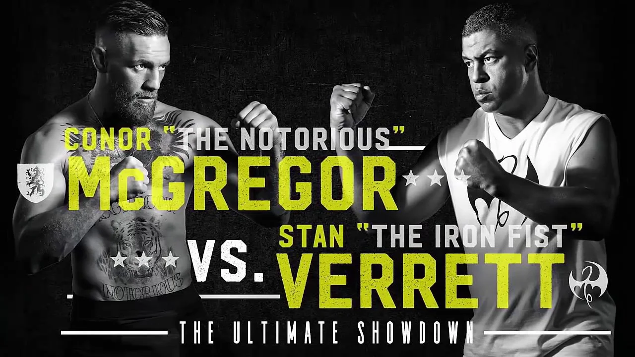The fictional fight poster.