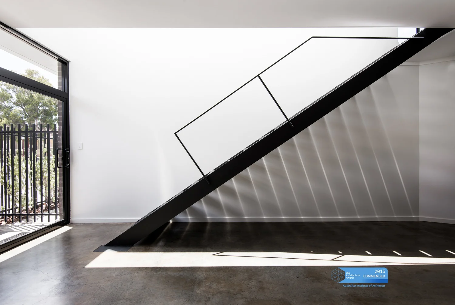 Triangle House by Robeson Architects - Steel Staircase