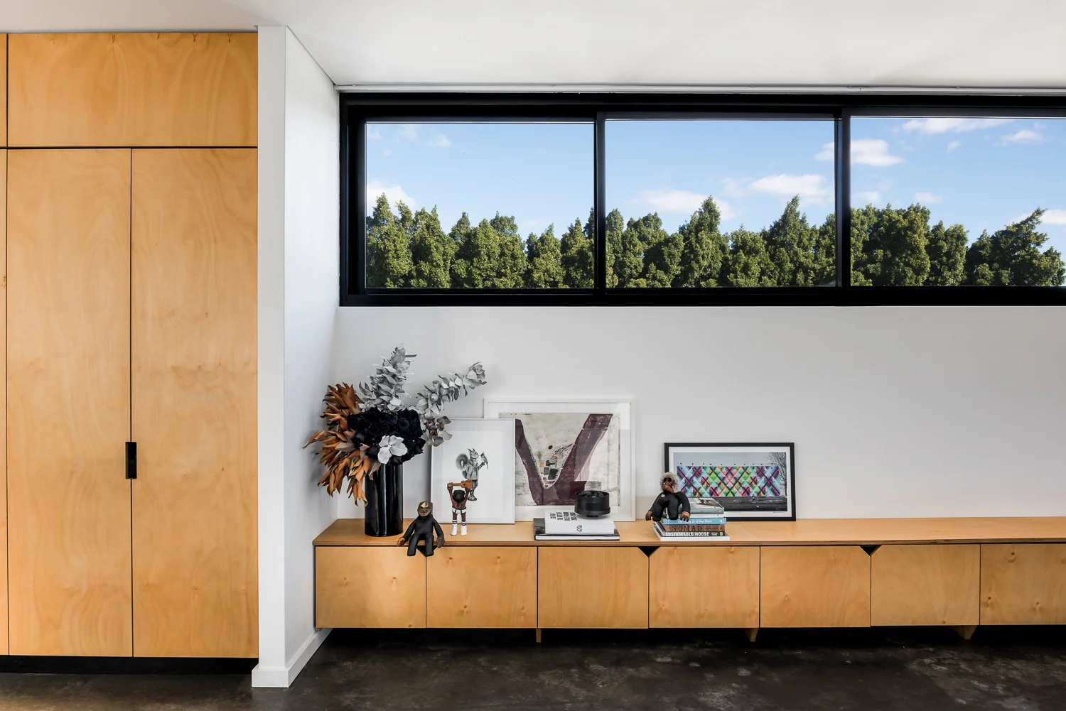 Triangle House by Robeson Architects - Plywood Details