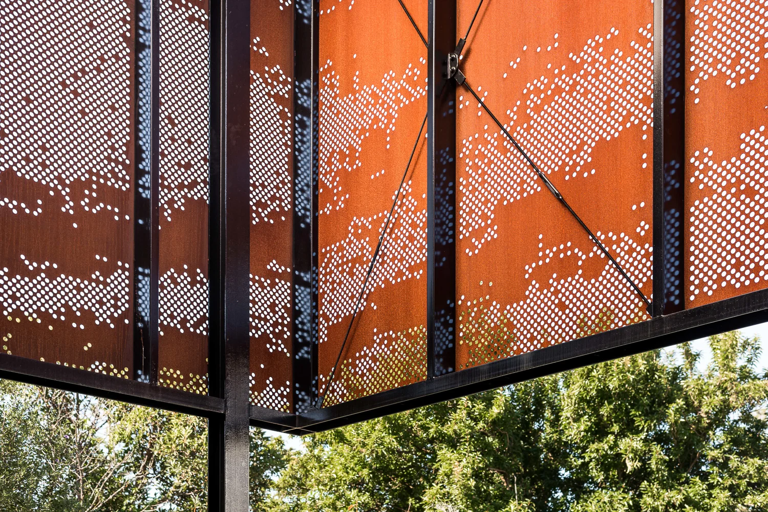 Cottesloe House by Robeson Architects - Custom Corten Steel Facade