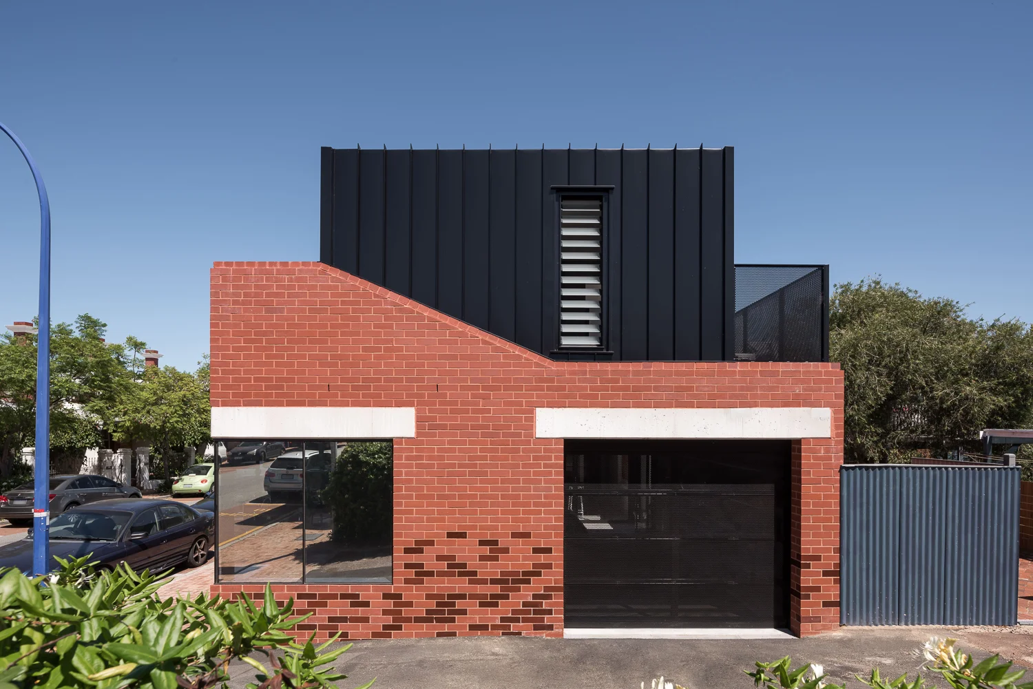 King George by Robeson Architects Brick and Steel Facade