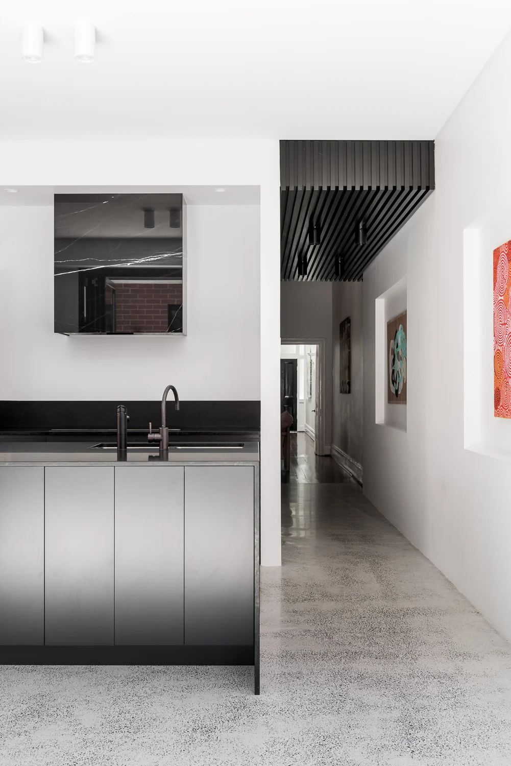 King George by Robeson Architects - Black Kitchen