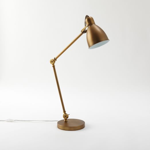 Industry Desk Lamp (Gold) - West Elm
