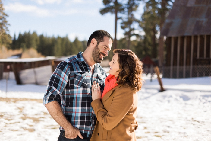  Engagement photos in Southern California Mountains