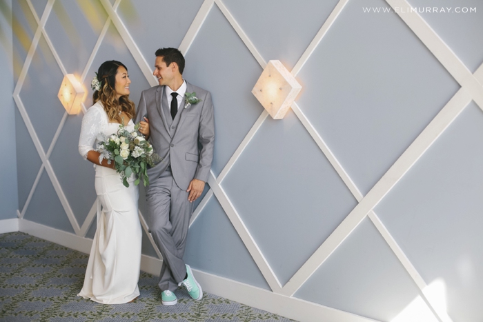 bride and groom portofino hotel