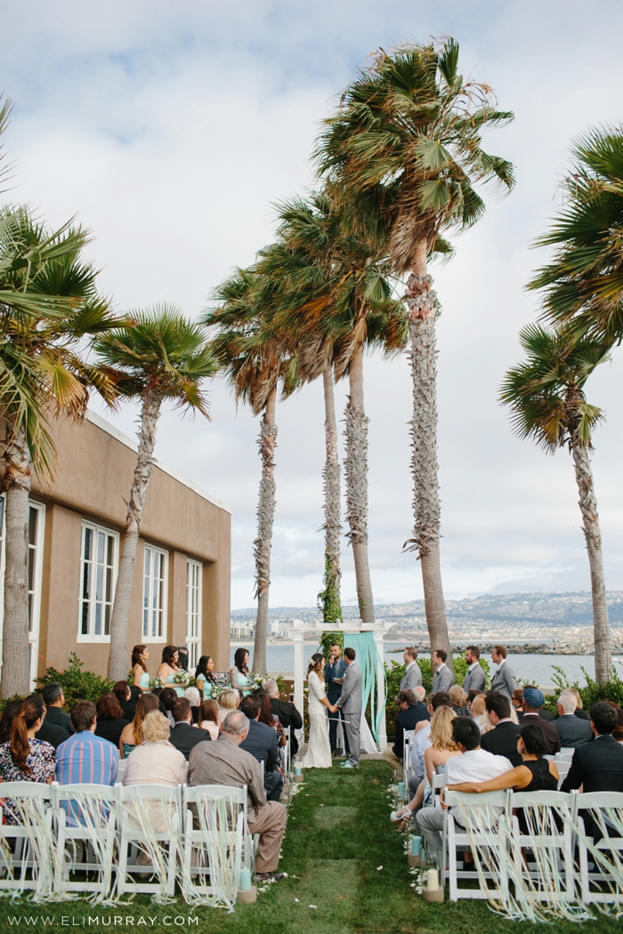 California wedding at Portofino Yacht Club